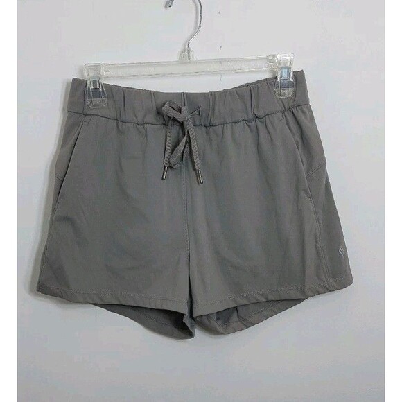 Women's Size Small Shorts Gray Elastic Waist Drawstring Running Athletic Sports - Picture 2 of 11